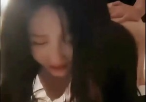 国宝级女神跟主人出去约单男